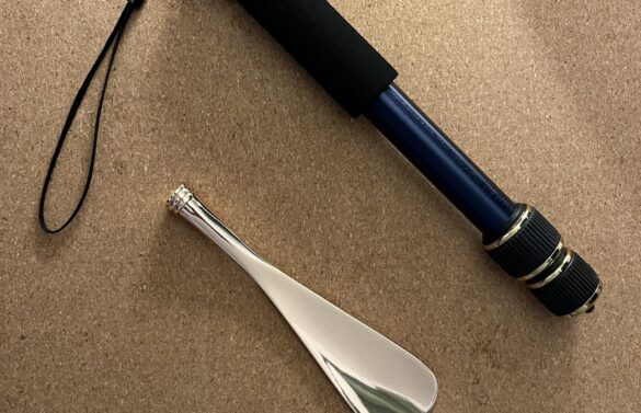 Telescopic Metal Long Handle Shoe Horn photo review