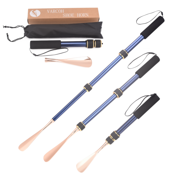 Telescopic Metal Long Handle Shoe Horn - Image 2