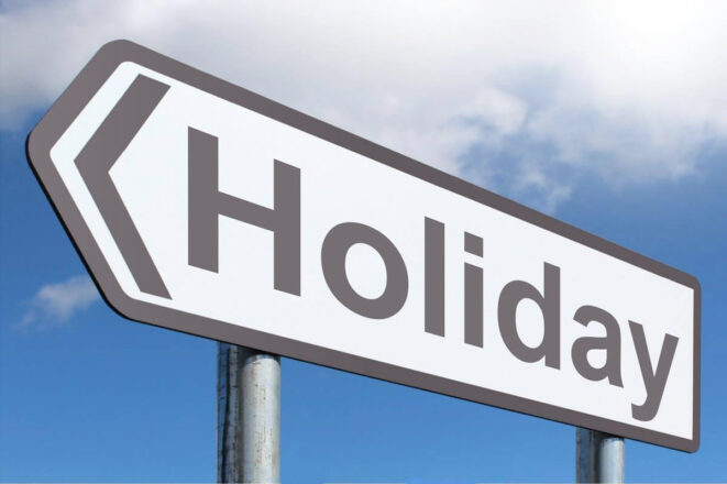 May 2021 overseas warehouse holiday notice by country
