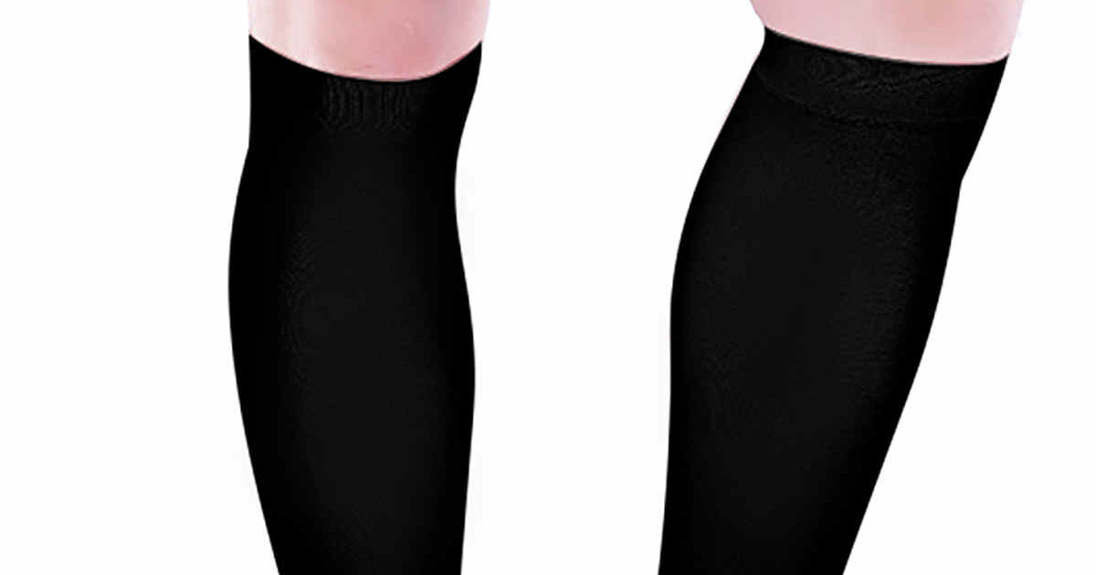 Generic (Black,)1Pair Medical Secondary Compression Socks Elastic Leg Calf Sleeve  Socks Varicose Veins Treat Pressure Stockings Leg Warmers S-XL DON @ Best  Price Online