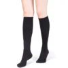 Varcoh ® 8-15 mmHg Women Knee High Closed Toe Compression Socks Black