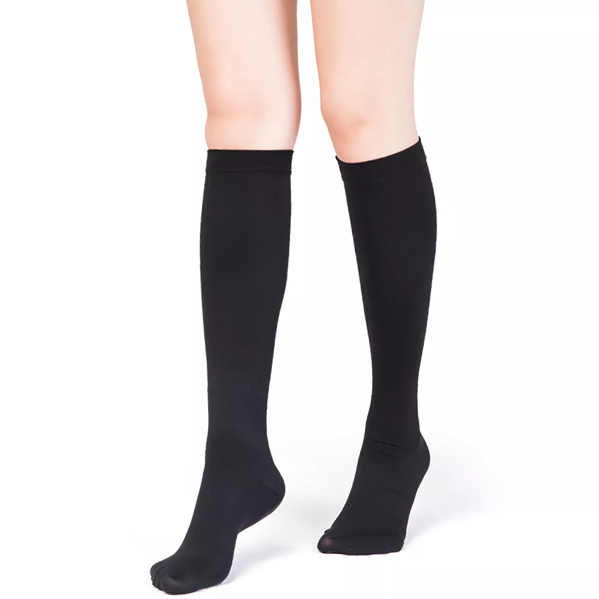 8-15 mmHg Women Thigh High Footless Compression Socks – Varcoh ® Compression  Socks