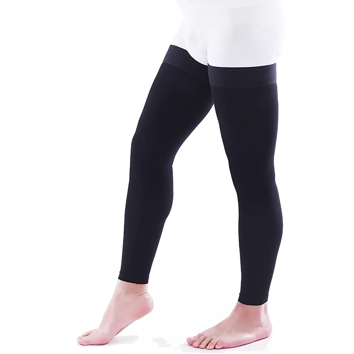 Ztl Thigh High Compression Stockings Women Men, 30-40 mmHg, Footless :  : Health & Personal Care