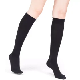 Varcoh ® 20-30 mmHg Women Knee High Closed Toe Compression Socks Black