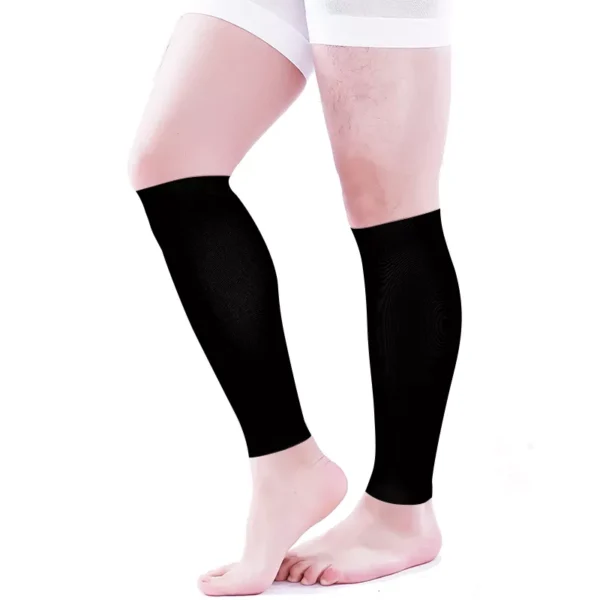 Varcoh ® 20-30 mmHg Men Calf Sleeve Compression Socks Black