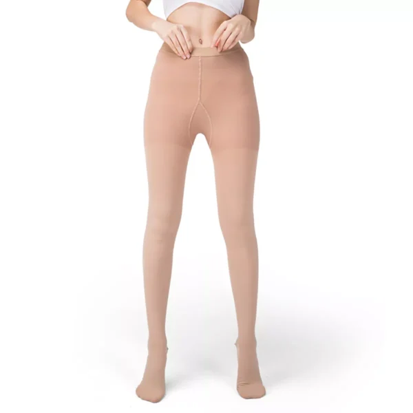 Varcoh ® 40-50 mmHg Women Closed Toe Compression Pantyhose Beige
