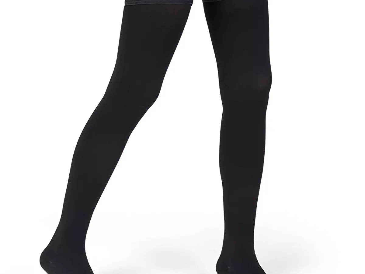 20-30 mmHg Women Thigh High Open Toe Compression Socks – Varcoh ®  Compression Socks