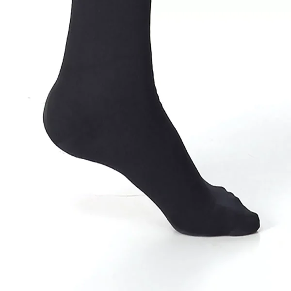 Varcoh ® 8-15 mmHg Women Thigh High Closed Toe Compression Socks Black