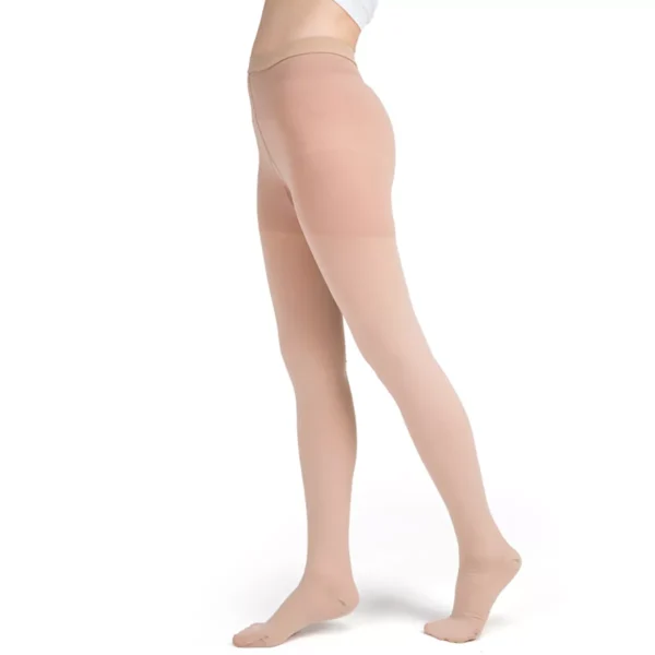 Varcoh ® 8-15 mmHg Women Closed Toe Compression Pantyhose Beige
