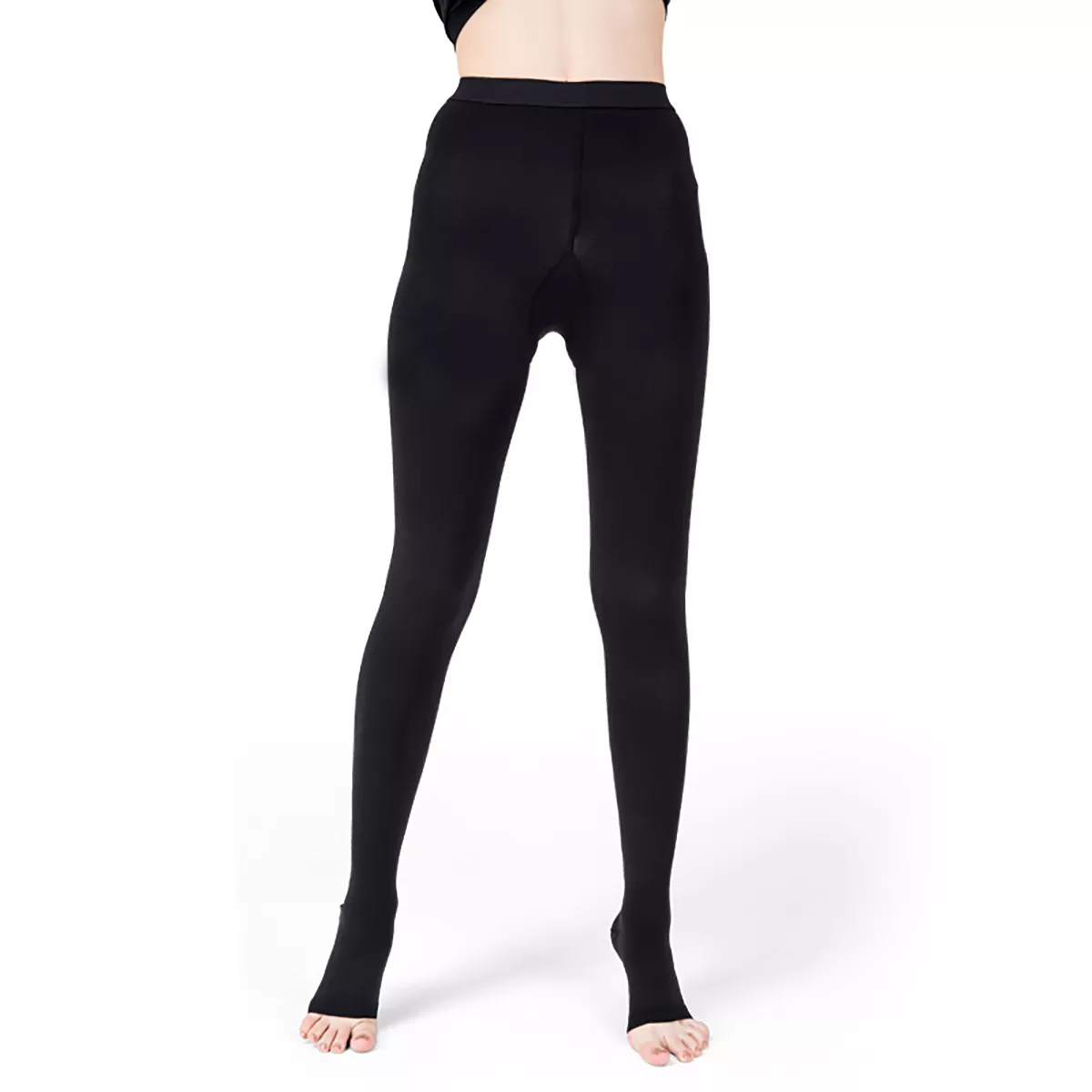  Compression Leggings For Women Circulation 20-30mmHg -  Opaque Footless Support Stockings For Post Surgery Recovery