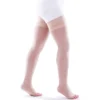 Varcoh ® 40-50 mmHg Men Thigh High Open Toe Compression Socks Beige 5